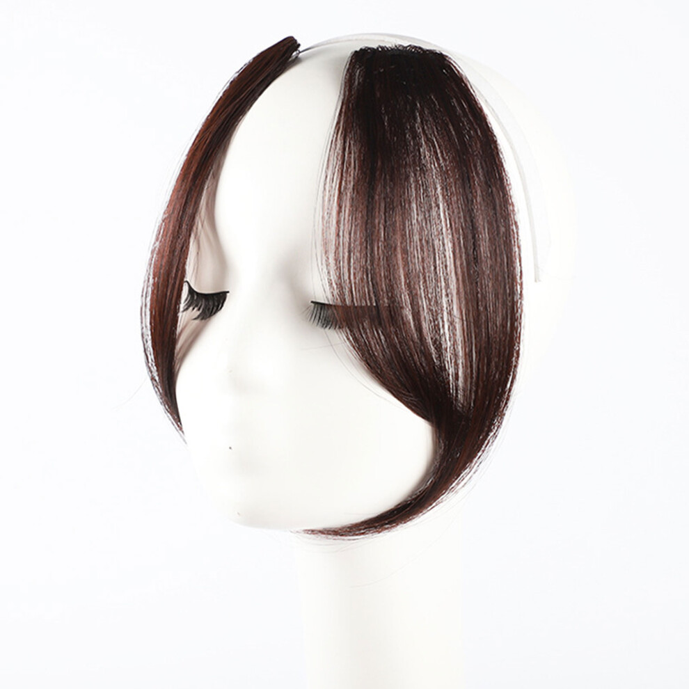 Reach-Tools Unisex Brown (Dark ) 3D French Wig Bangs - Lightweight & Breathable