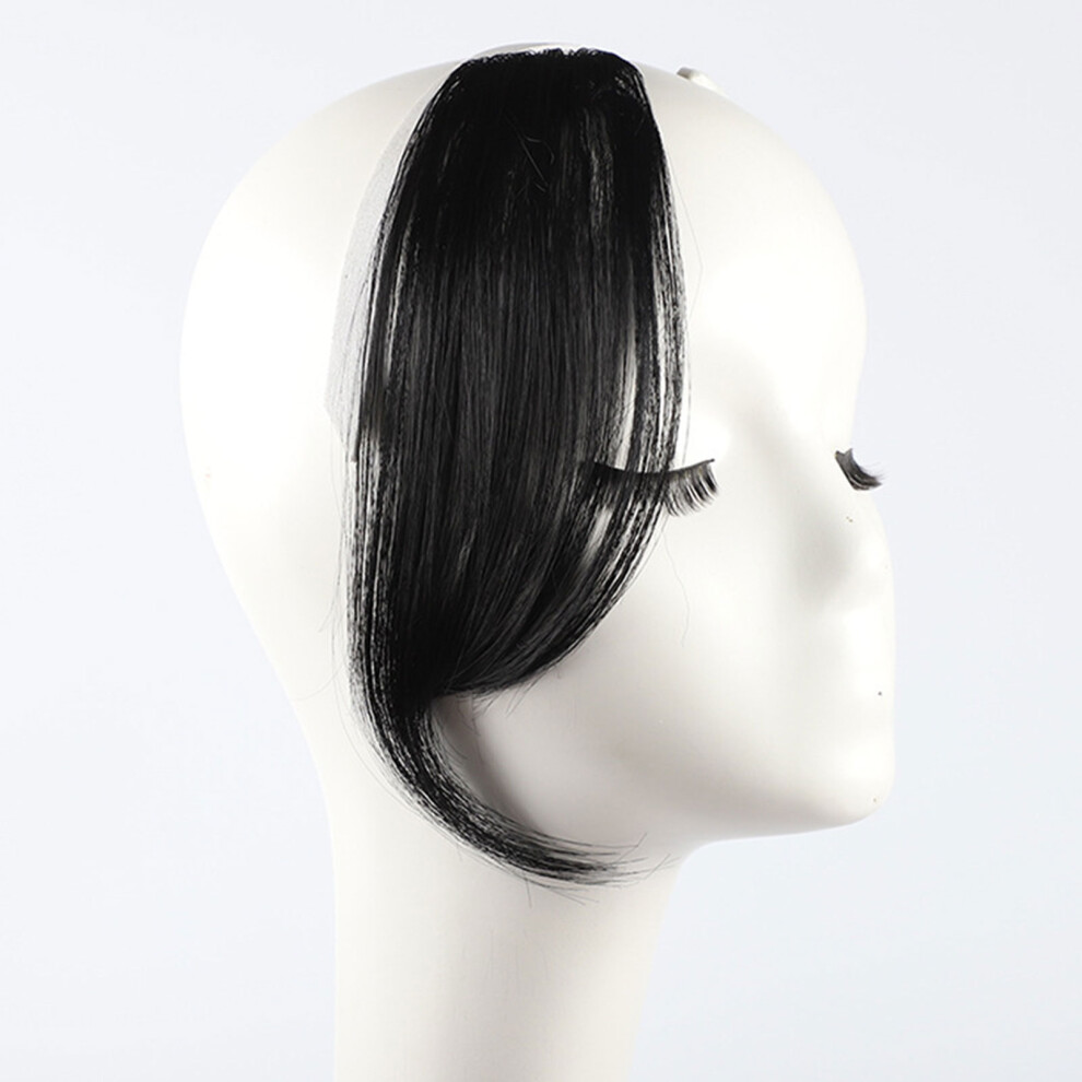 Roc-Electron Unisex Black (Natural ) 3D French Wig Bangs - Lightweight & Breathable For Women