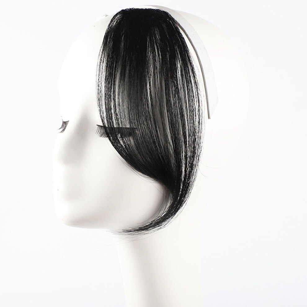 Zhouq-Outdoors (Brownish Black) 3D French Wig Bangs - Lightweight & Breathable For Women