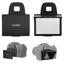 D7100/D7200 LCD-Sonnenschutz-Bildschirmprotektor, schwarz