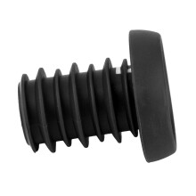 22,2 mm Lenkerendkappen für MTB/Scooter, Gummi, rutschfest, schwarz