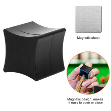 Universeller Aluminium-Kreidehalter 33x33x32mm Schwarz