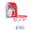 Kleines Indoor-Mini-Basketball-Set mit Backboard 34x25 1