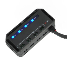 4 Way 12V Fuse & Relay Box 20A with Blue/Red LED Indicator for Car Truck RV