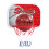 Kleines Indoor-Mini-Basketball-Set mit Backboard 34x25 6