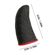 20pcs Sweat-Proof Gaming Finger Covers for Touchscreens