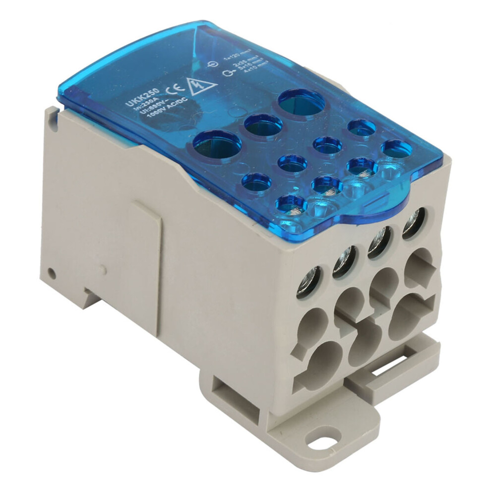 Ukk-250A Power Junction Box Din Rail Terminal Block Universal Distribution 4691389390316