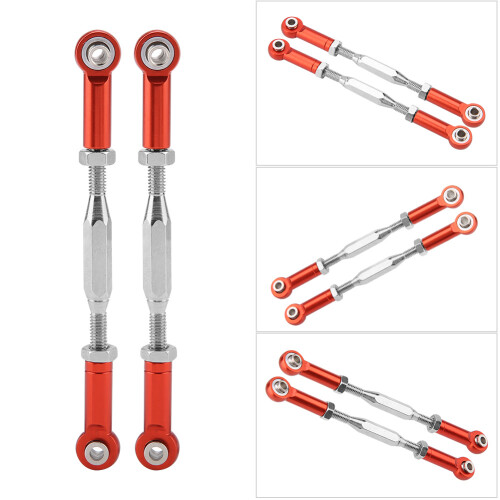 Aluminium-Lenkstangen 2er Set Slash 1/10 Rot