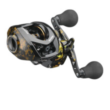 (Gold Left Hand) Baitcasting Reel 3+1 Bearings 7.2:1 Gear Ratio