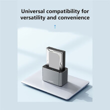 BLUEENDLESS SAS-Auf-USB-3.0-Festplatten-Dockingstation, 5-Gbit/S-Hochgeschwindigkeitsadapter, Unterstützt 20 TB, für 2,5/3,5-Zoll-/SAS-US-STECKER