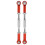 Aluminium-Lenkstangen 2er Set Slash 1/10 Rot 2