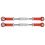 Aluminium-Lenkstangen 2er Set Slash 1/10 Rot 9
