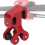 Aluminium-Kabel-Bogen-Schiebe-Rolle 42,51,7 cm Rot 7