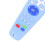 Baby Teether Remote Control Shaped Silicone Toy, Blue, 15.3x5x1cm 13