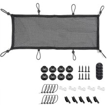 Under Desk Cable Management Net, 36PCS Under Table Cord Management Mesh Organizer Flexible Wire Hiders,Fits Most Tables