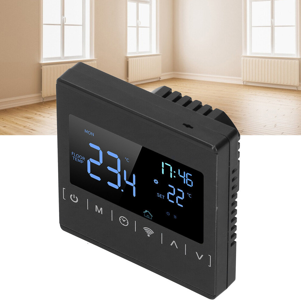 Wifi Floor Heating Thermostat With Touch Screen Programmable Industrial Grade 7681389391458
