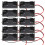 10pcs 2x/3x AAA Battery Holder Plastic Box with Leads Battery Case 2
