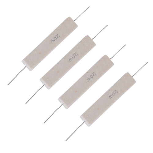 Cement Resistor 20W 2.2R High Accuracy 5% for PCB Printed Circuit Board 2