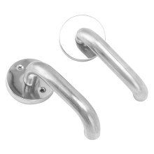 Edelstahlschutztürgriff für Feuerlöscher, Notausgang, Kupferverschluss, 839g