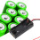 10pcs 2x/3x AAA Battery Holder Plastic Box with Leads Battery Case 14