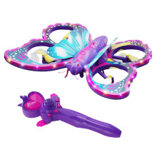 V40 Glitter Butterfly Remote Control Aircraft 2.4GHz Gravity Sensing Drone RC Quadcopter Toy Gift for Kids