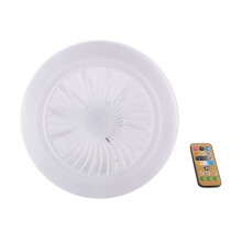Ventilatore da Soffitto 30W con Luci Integrate E27 Illuminazione a Soffitto Remota Camera da Letto Soggiorno Controllo Interruttore Lampada Domestica