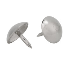 150 Stück Polsternägel silberweiß 2x7mm