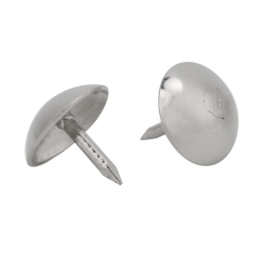 150 Stück Polsternägel silberweiß 2x7mm