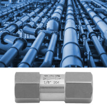 1/8in BSPP 304 Stainless Split Check Valve
