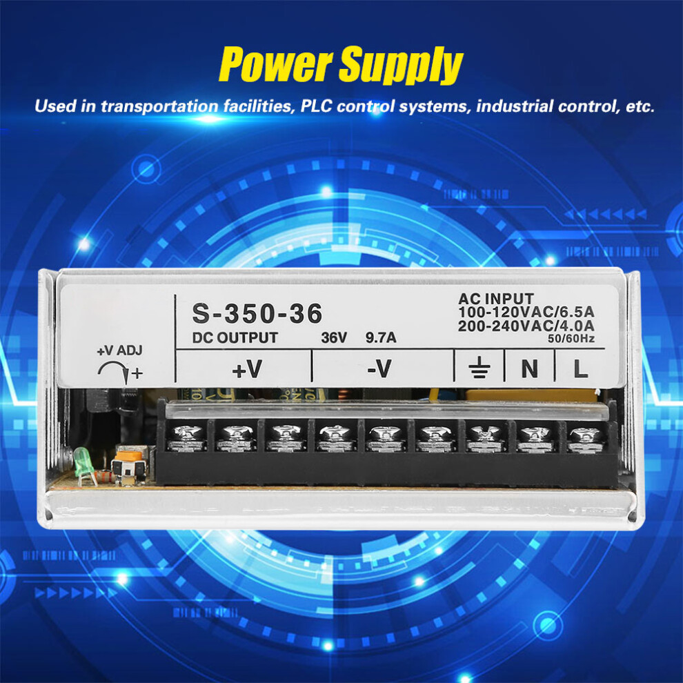 Industrial 36V 350W Power Supply S-350-36