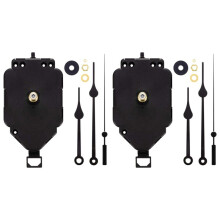 2er-Set DIY Uhrwerk-Kit Oszillierendes Uhrwerk mit Zeigern Quarzuhr Reparaturteile Ersatzteile B