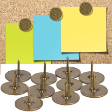 Polsternägel aus Eisen 100 Stück Cyan Bronze Flachkopfnägel 19x15mm für Möbeldekoration