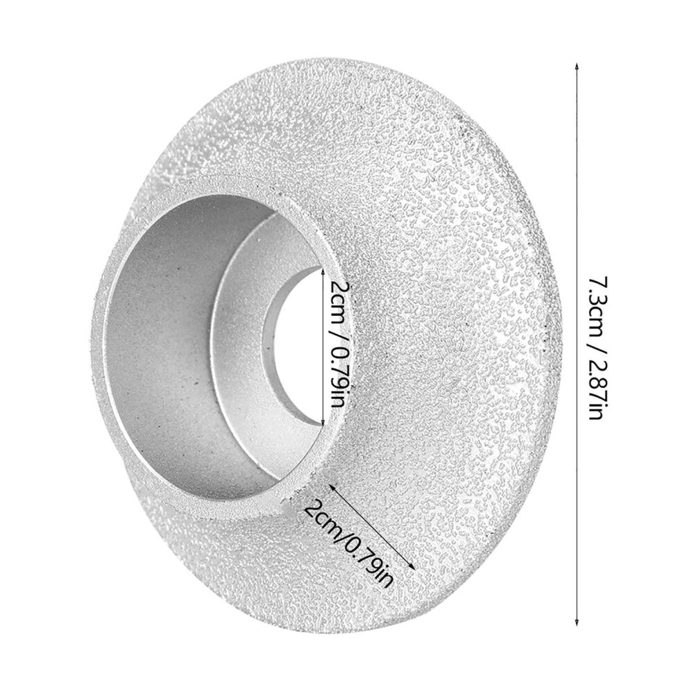 7.3Cm Brazed Diamond Grinding Wheel For Stone & Marble, Ceramic 8451389394006