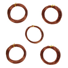 Bonsai Wire Set 5 Rolls Durable Flexible Aluminum for Tree Branch Shaping and Plant Training