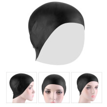 Silikon-Schwimmkappe 83 g elastisch 22x19,5x20 Schwarz
