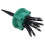 Garden Sprinkler 360 Rotating Adjustable MultiHead ABS Irrigation Sprinkler for Wide Coverage 1