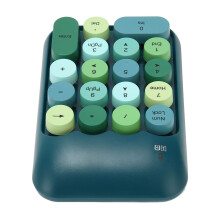 Dark Green 2.4GHz Wireless Numeric Keypad 18 Keys for Laptop