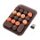 Wireless 2.4GHz Numeric Keypad 18 Keys USB for Windows & Mac Coffee 11