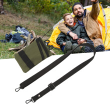 Outdoor Green Oxford Cloth Waist Pouch 15x10cm Card & Key Holder