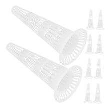10Pcs Planter Drainage Mesh Pads Soil Leakage Prevention and Root Airflow for Bonsai Pots