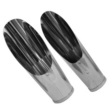 2pcs Stainless Steel Soil Scoop Gardening Transplanting Shovel for Precise Soil Placement and Bonsai