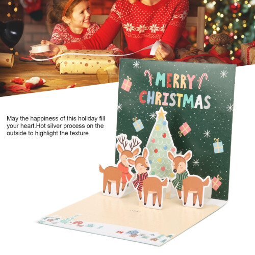 3D-Weihnachtskarte - StickerF-Stil, Umschlag 2