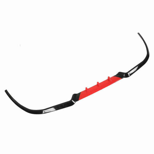 Auto Bumper Lip Spoiler 3er-Set 114cm Rot 2