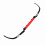Auto Bumper Lip Spoiler 3er-Set 114cm Rot 21