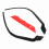 Auto Bumper Lip Spoiler 3er-Set 114cm Rot 7