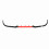 3x Auto Stoßfänger Splitter 114cm Rot ABS Sport 11