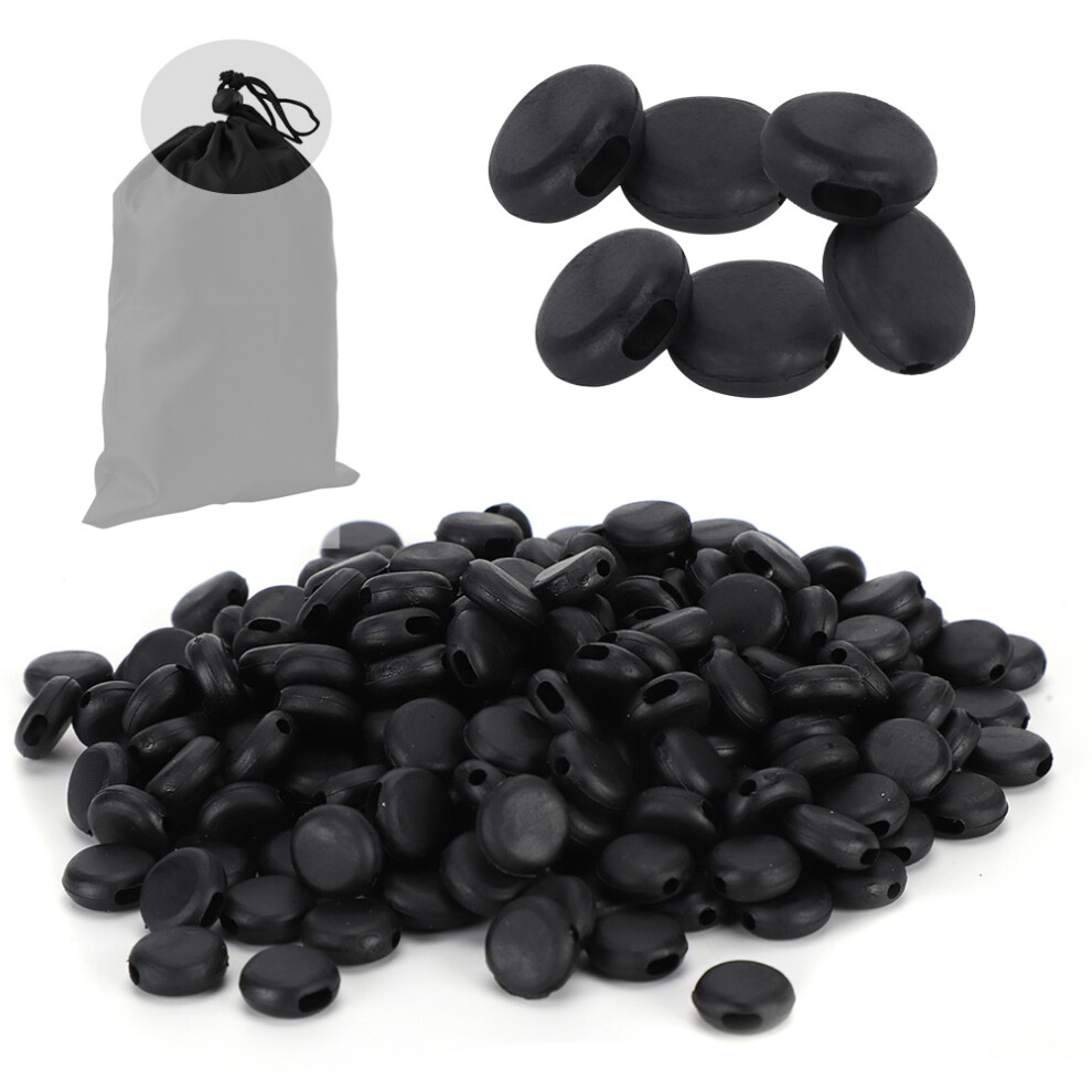 Silicone Face Cover Adjustment Buckles 400Pcs Extenders For Ear Bands Black 4651389396916