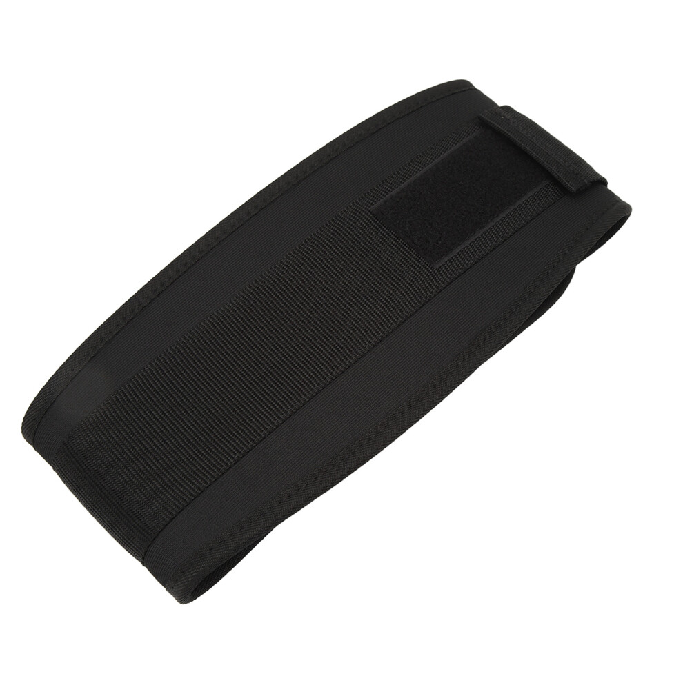 Black Adjustable Lumbar Support Belt Breathable Waist Brace L For Men & Women