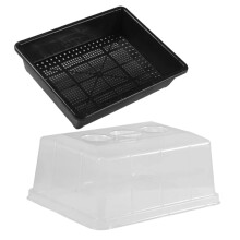 Seed Starter Tray with Dome, Reusable Germination Tray for Greenhouse, Germination Rate