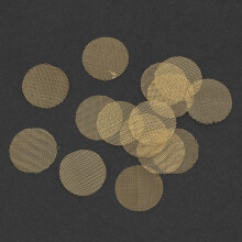 500 Pcs Brass Tobacco Pipe Screens 20mm Supports Filter Net